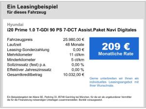 Hyundai i20 Prime 1.0 T-GDI 7-DCT Assist.Paket Navi Digitales Cockpit Soundsystem Bose