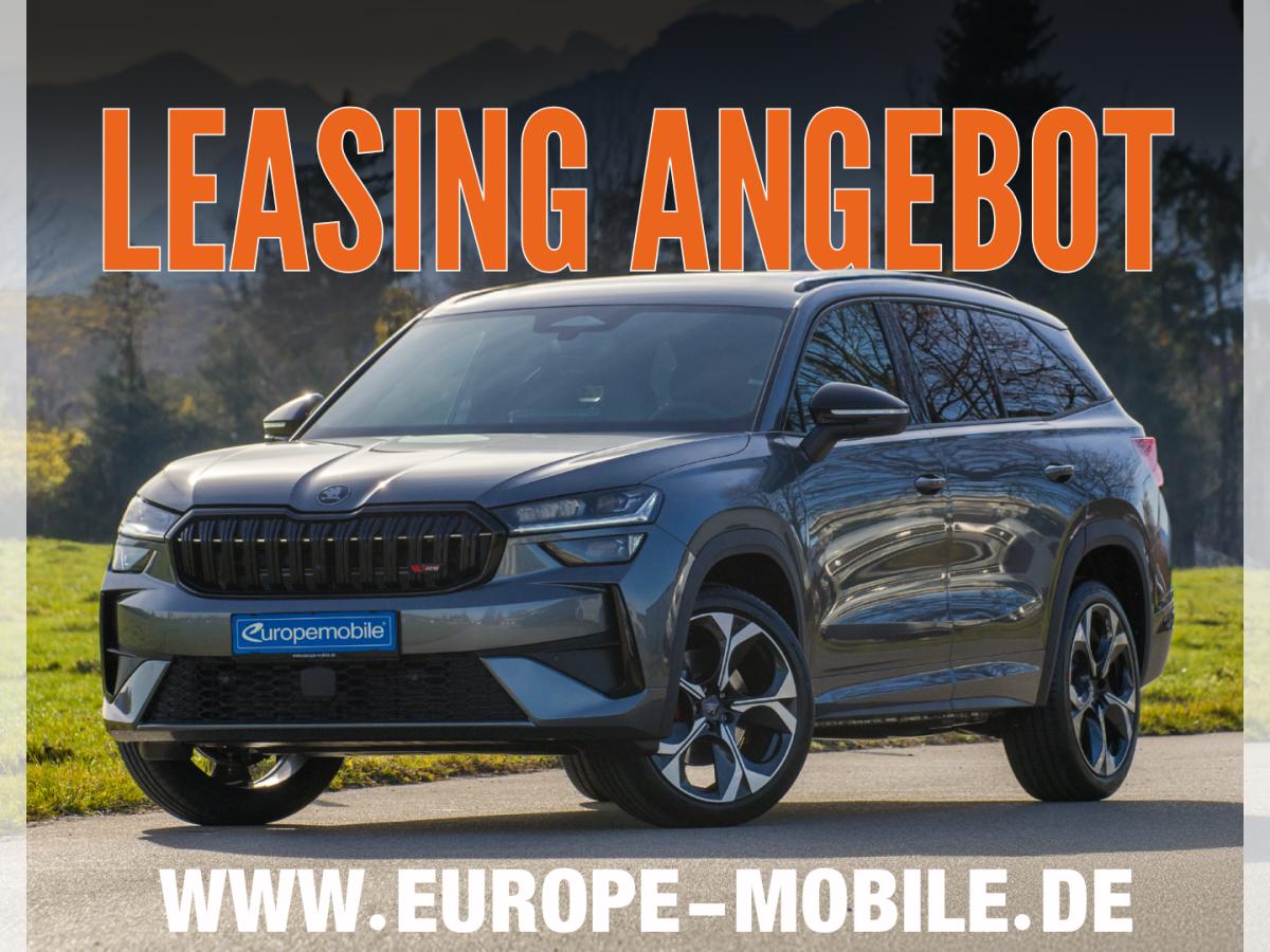 Skoda Kodiaq RS 2.0 TSI 195kW 4x4 DSG (UVP 66.679€) 7-SITZE/PANO/MATRIX/TRAILER/WINTER/360/5J.GARANTIE/CA