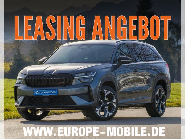 Skoda Kodiaq RS 2.0 TSI 195kW 4x4 DSG (UVP 66.679€) 7-SITZE/PANO/MATRIX/TRAILER/WINTER/360/5J.GARANTIE/CA