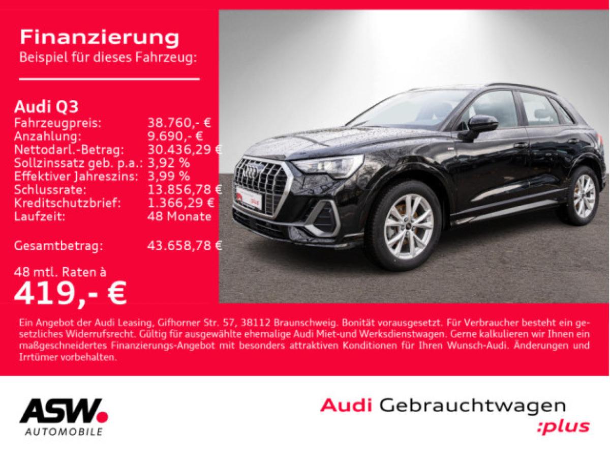 Audi Q3 SUV S line 35TDI Stronic NAVI LED ACC RFK VC// sofort verfügbar!!