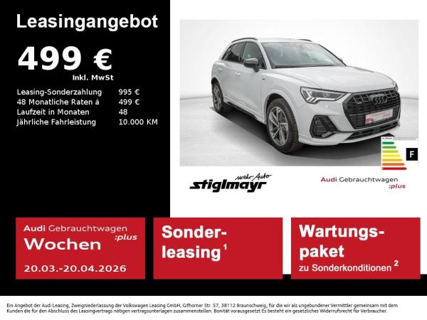 Audi Q3 S line 40 TDI quattro ACC+AHK+LED+NAVI+VC+19`