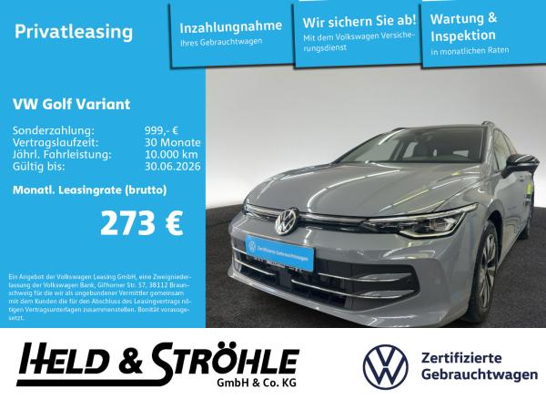 Abbildung Leasingangebot VW Golf Variant