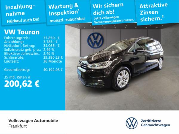 Volkswagen Touran 2.0 TDI DSG Highline DAB+ IQDrive Navi RearView Standheizung FrontAssist TravelAssist TrailerAssist