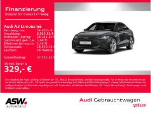 Audi A3 Limousine S line 35TFSI Stronic NAVI LED AHK// sofort verfügbar!!