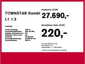 Nissan Townstar Kombi TOWNSTAR Kombi L1 1.3 DIG-T 6MT TEKNA Navi