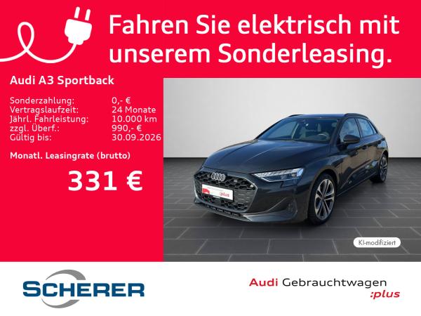 Audi A3 Sportback 40 TFSIe S tronic SOH:100% NAVI RFK MATRIX E-SITZ