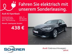 Audi A3 Sportback S line 40 TFSI e SOH:98% AHK RFK NAVI STANDKLIMA