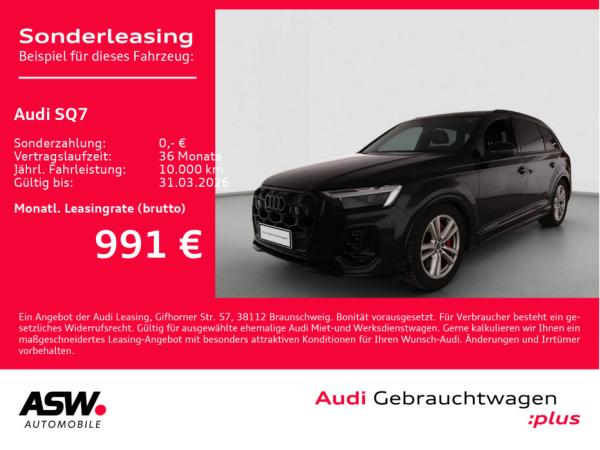 Audi SQ7 SUV TFSI quattro NAVI MATRIX PANO 7-Sitzer// sofort verfügbar!!