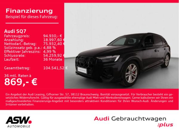 Audi SQ7 SUV TFSI quattro NAVI MATRIX PANO 7-Sitzer// sofort verfügbar!!