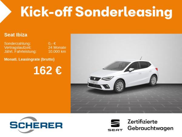 Seat Ibiza Style 1.0 TSI NAVI RFK APP SHZ LED PDC GJR