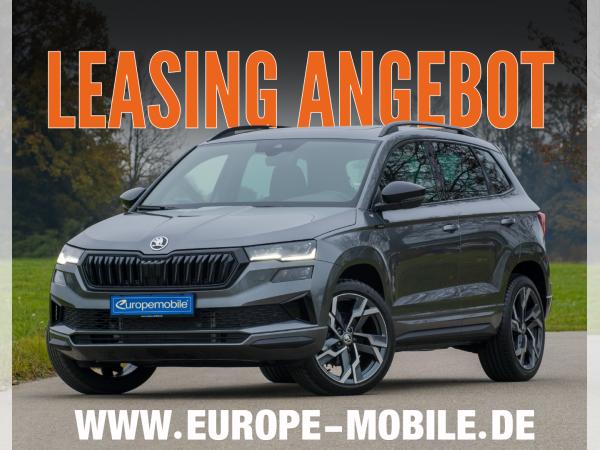 Skoda Karoq SPORTLINE 2026 1.5 TSI 110 kW DSG (UVP 52.160€/KW14/26) NAV/PANO/TRAVEL/CANTON/AHK/MATRIX/UVM.