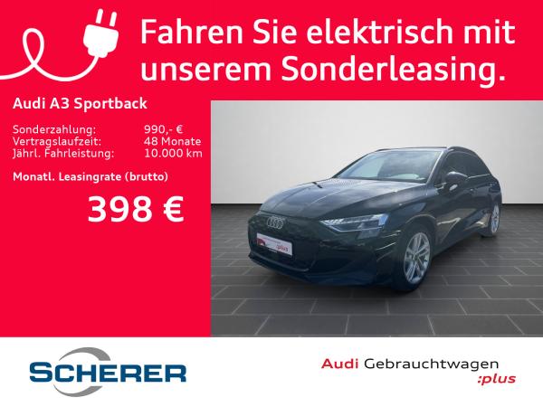 Audi A3 Sportback 40 TFSI e S tronic SOH:98% CARPLAY RFK SPORTSITZ
