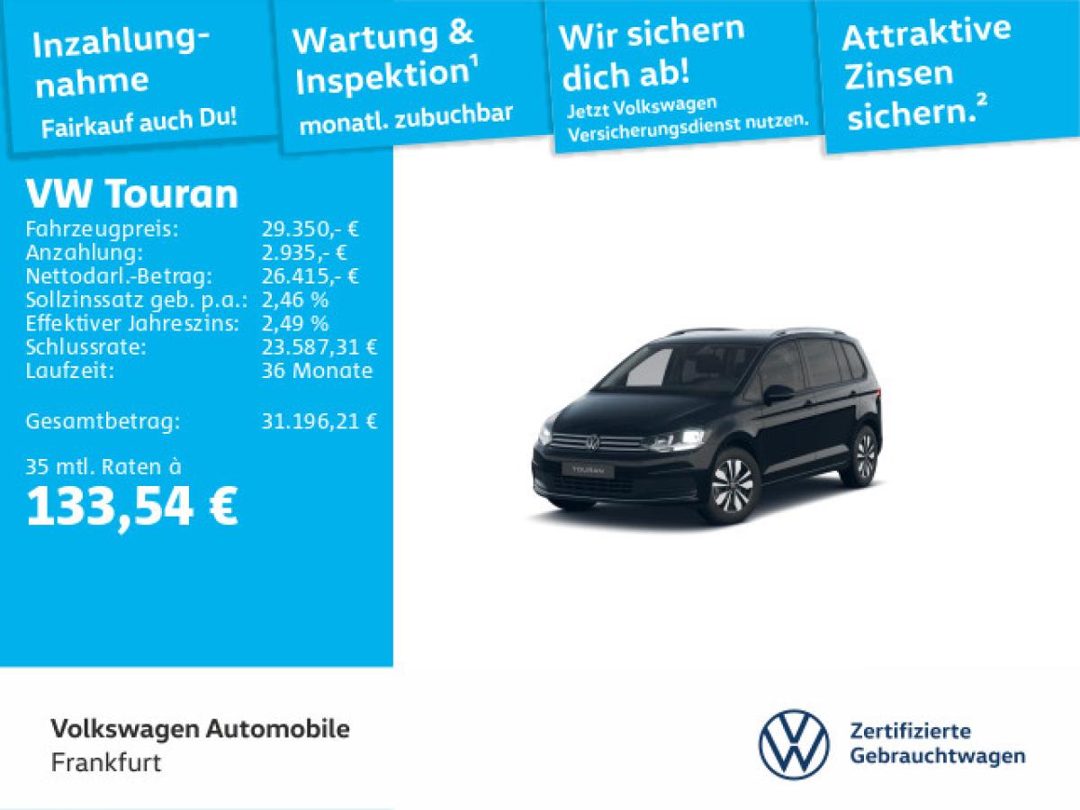 Volkswagen Touran 1.5 TSI Goal 7 Sitze Navi FrontAssist ACC DAB+