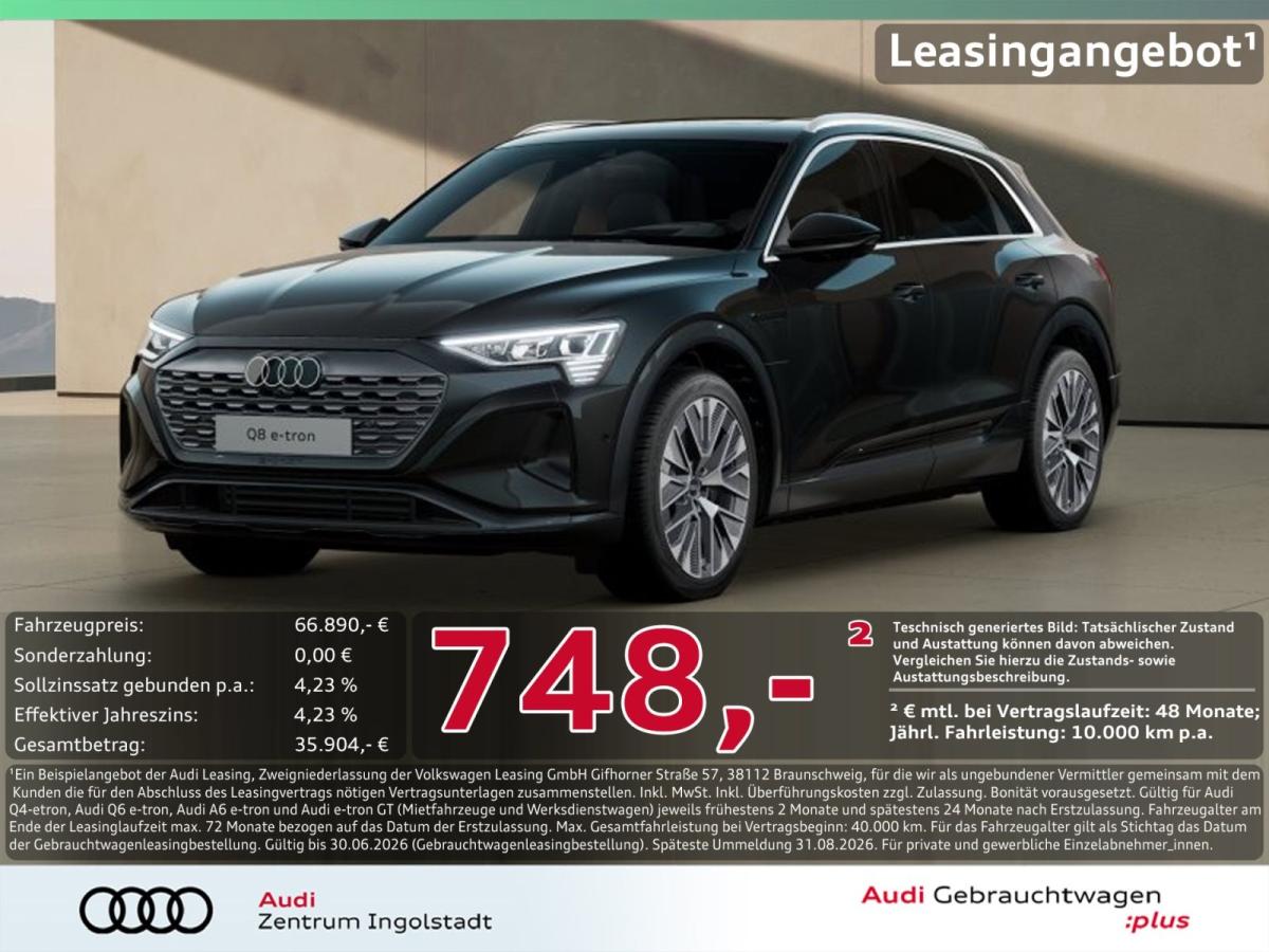 Audi Q8 e-tron 55 qu MATRIX PANO 360° ACC advanced