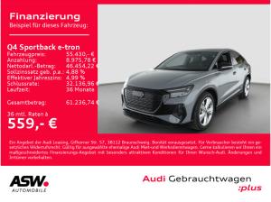 Audi Q4 e-tron Sportback S line 55 quattro !0,25%! AHK PANO 360° HUD // Sofort!!