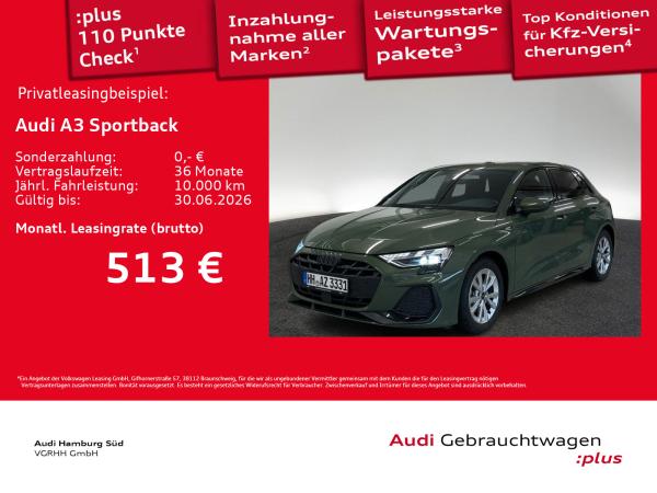 Audi A3 Sportback 35 TDI 2xS LINE/SONOS/MATRIX/NAVI