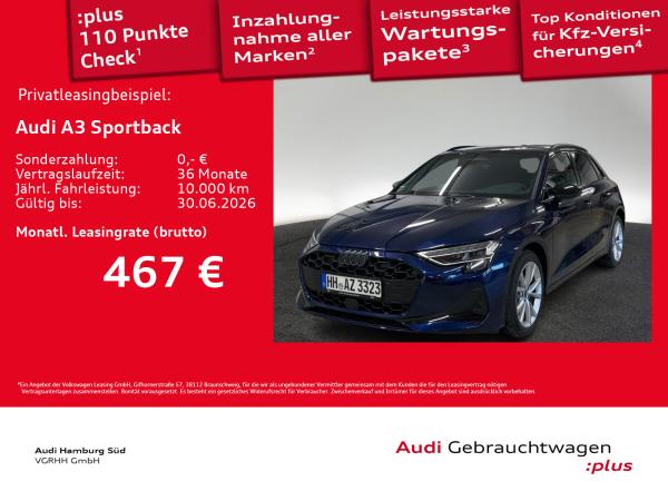 Audi A3 Sportback 35 TDI adv. S tronic S LINE/NAV/ACC