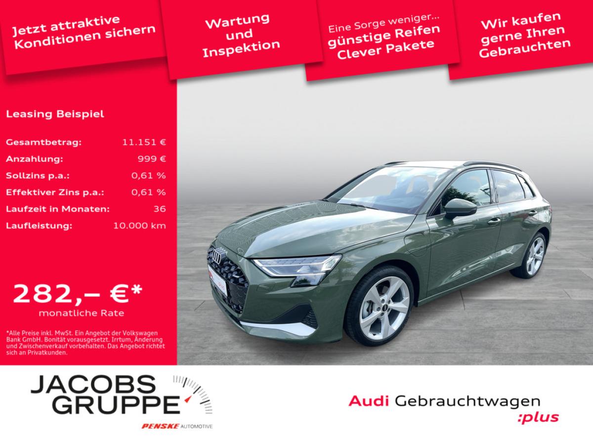 Audi A3 Sportback 40TFSIe HuD/S-Sitze/Matrix/AHK/SONOS/ACC/Kam