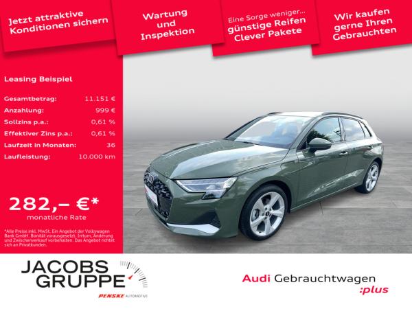 Audi A3 Sportback 40TFSIe HuD/S-Sitze/Matrix/AHK/SONOS/ACC/Kam