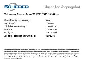 Volkswagen Touareg R-Line FINAL ED TDI 4M LEDER AHK BLACKST