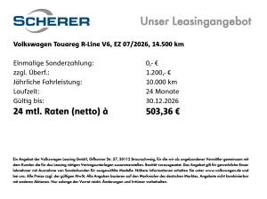 Volkswagen Touareg R-Line FINAL ED TDI 4M LEDER AHK BLACKST