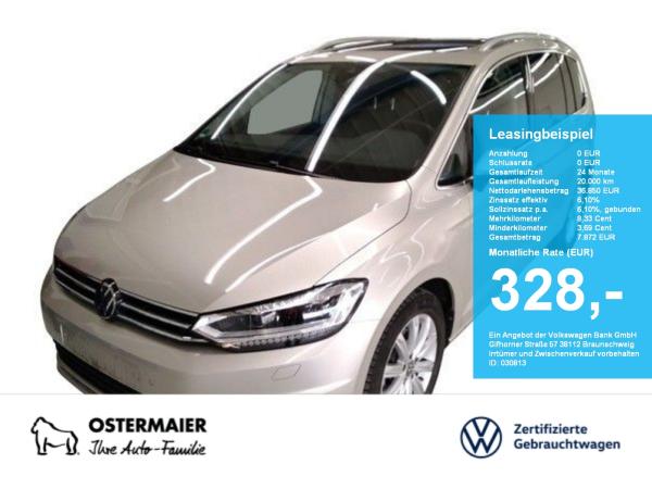 Volkswagen Touran HIGHLINE 2.0TDI DSG ACC.5J-G.AHK.STHZG.KAMERA.PANO.NAVI+VC.LED.4xSHZ