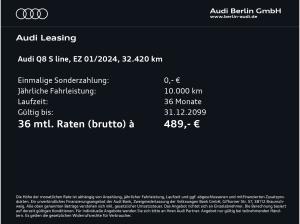 Audi Q8 Sportback S line 55 e-tron qu. MATRIX 360 HUD