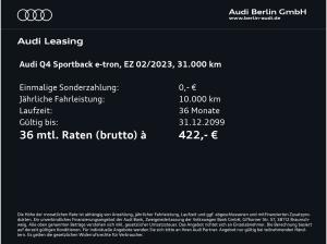 Audi Q4 e-tron Q4 Sportback e-tron 35 SITZHZG VIRTUAL LED NAVI