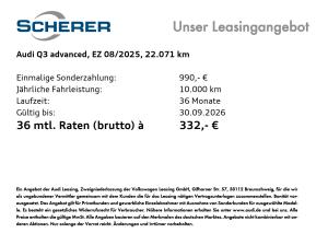 Audi Q3 advanced 35 TFSI Navi LED S tronic