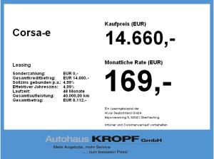 Opel Corsa-e Lenkradheizung,Parkpilot,Tempomat