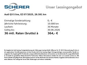 Audi Q3 S line 35 TDI LED Navi Kamera S tronic