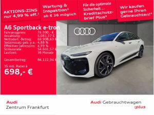 Audi A6 e-tron A6 Sportback e-tron performance S line AHK B&O