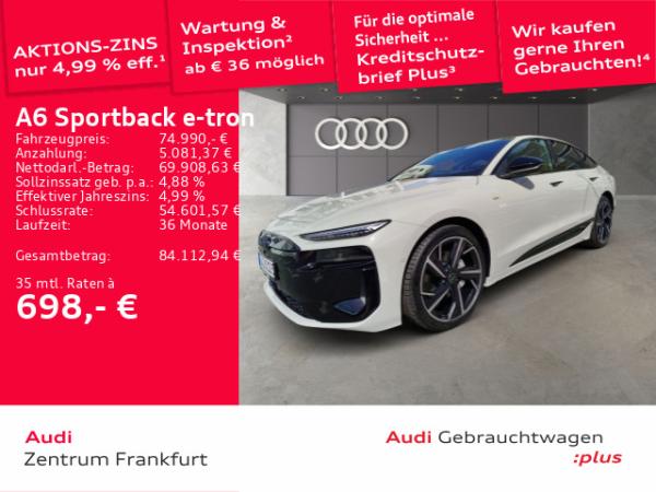 Audi A6 e-tron A6 Sportback e-tron performance S line AHK B&O