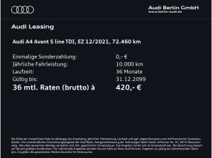 Audi A4 Avant S line 40 TDI qu.S tr. PDC MATRIX NAVI