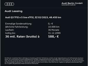 Audi Q3 TFSI e 45 e S tr. PDC LED NAVI VIRTUAL PANO