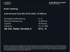 Audi A4 Avant S line 40 TDI qu.S tr. LED NAVI VIRTUAL