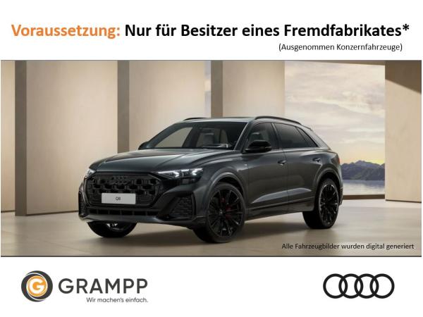 Audi Q8 TDI quattro 210 kW S-line tiptronic + PANO + LASER + AHK + ACC + 360° KAMERA + HUD + NAVI +