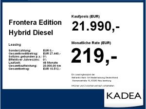 Opel Frontera Edition Hybrid