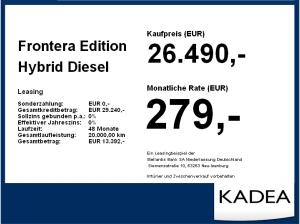 Opel Frontera Edition Hybrid