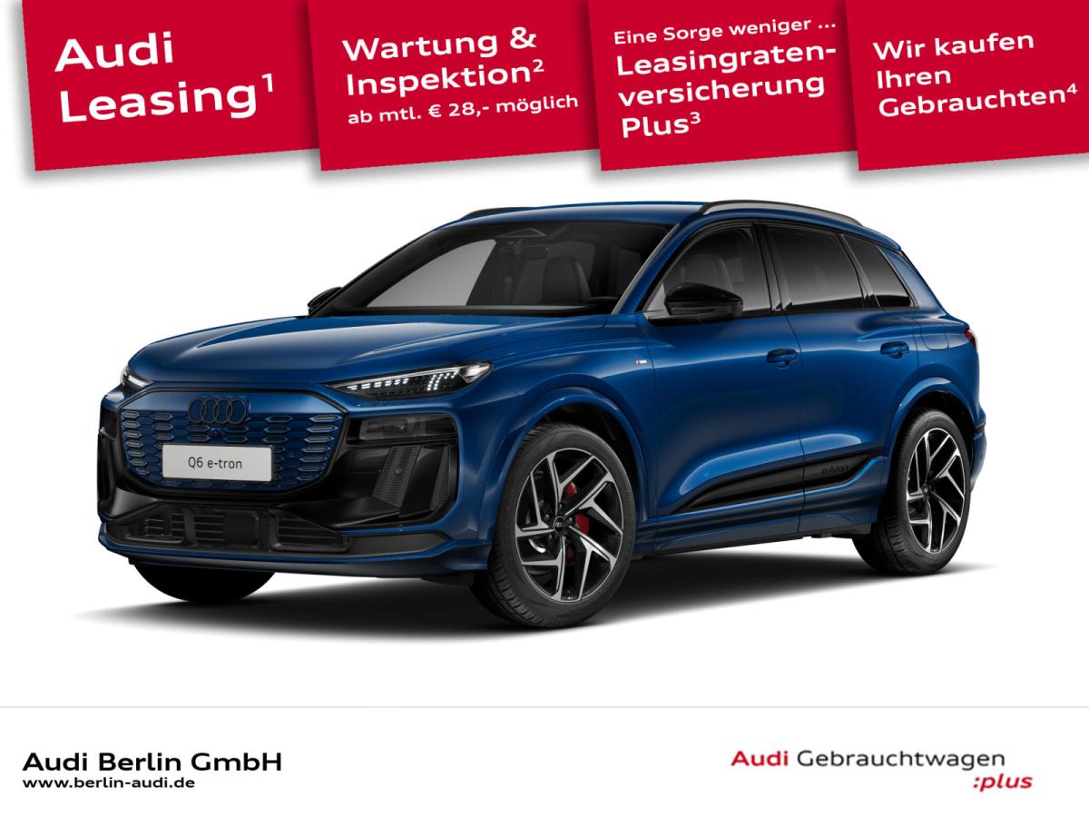 Audi Q6 e-tron edition one blue performance