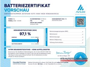 Fiat 500e 42kWh Komfortpaket 97,1 % SOH Apple CarPlay