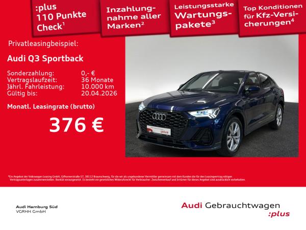 Audi Q3 Sportback 35 TFSI S line S tronic LEDER/NAVI