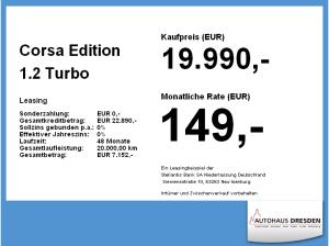 Opel Corsa Edition 1.2 Turbo