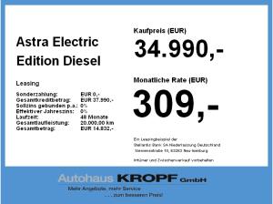 Opel Astra Electric Edition