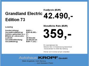 Opel Grandland Electric Edition 73 kWh Batterie