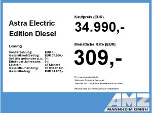 Opel Astra Electric Edition