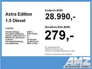 Opel Astra Edition 1.5 Diesel