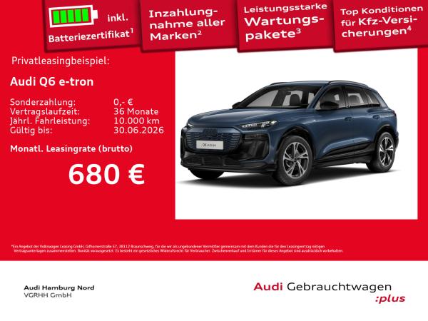 Audi Q6 e-tron performance S line B&O AHK Navi HeadUp Audi Q6 e-tron performance S line B&O AHK Navi HeadUp