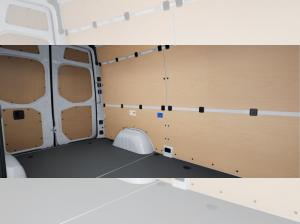 Mercedes-Benz Sprinter 317 CDI Kasten Standard | SOFORT VERFÜGBAR | Klima | AHK | Holzboden/Verkleidung | Reserverad | Hoch