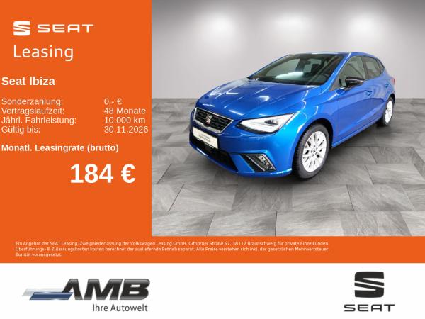 Seat Ibiza FR 1.5 TSI DSG/Full-LED/ACC/Sitzhz/Nav/RFK